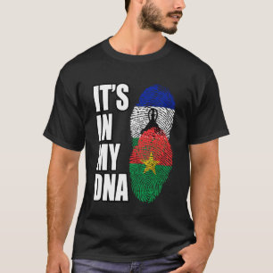 DNA-Heritage von Burkina Faso und Basotho T-Shirt