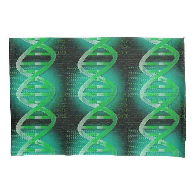DNA-ID Green Kissenbezug (Vorderseite)