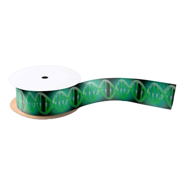 DNA ID Green Medical Science Satinband (Spule)