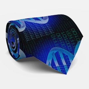 DNA-ID-Muster Medizinwissenschaft Krawatte