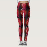 DNA ID Red Science Leggings<br><div class="desc">Ein cooles,  trendiges und lustiges,  wissenschaftlich inspiriert Design. Ein Geschenk für alle Ärzte,  Krankenschwestern,  Medizinstudenten,  Wissenschaftler,  Naturwissenschaftler,  Techniker,  Naturwissenschaftler,  kurz,  alle Wissenschaftsfreunde in Ihrem Leben (und das schließt Sie ein)! Design: Science Geekness© unter http://www.zazzle.com/sciencegeekness*</div>