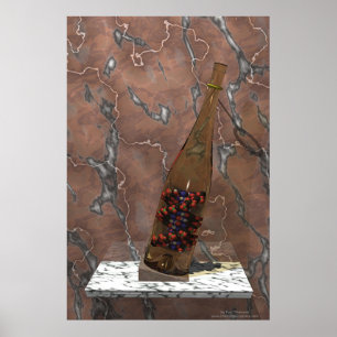 DNA in einer Flasche Poster