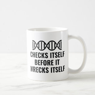 DNA-Karo selbst Kaffeetasse