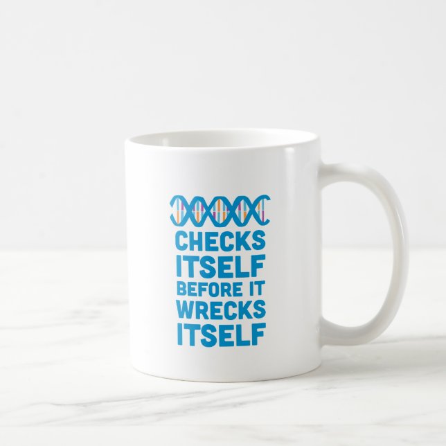 DNA-Karos selbst Tasse (Rechts)