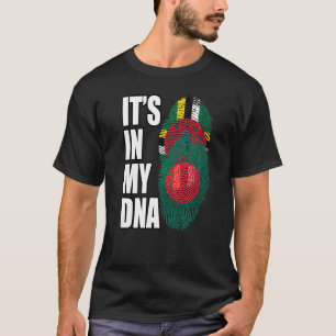 DNA-Kennzeichnung von Dominica und Bangladesch T-Shirt