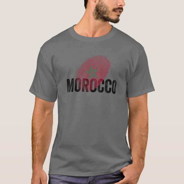 DNA marokkanisch-afrikanisch-maurisch-Stolz Marokk T-Shirt (Vorderseite)