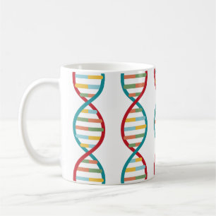  DNA Mitte Jahrhundert Moderne STEM Biologie St Kaffeetasse