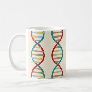 ​ ​ DNA Mitte Jahrhundert Moderne STEM Biologie St Kaffeetasse