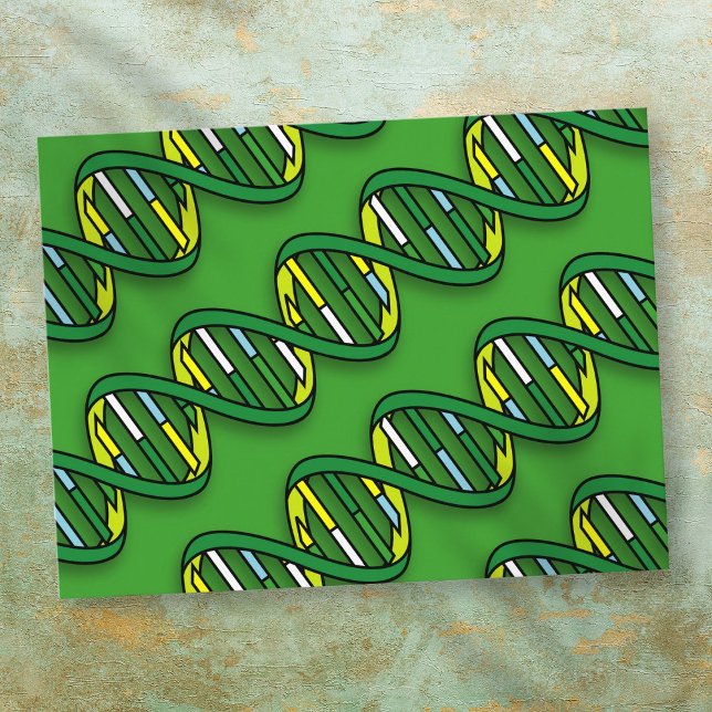 DNA Muster Medizin Postkarte (DNA Pattern Medical Science Postcard)