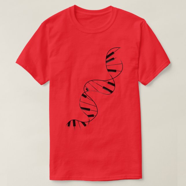 DNA-Piano 1 T-Shirt (Design vorne)