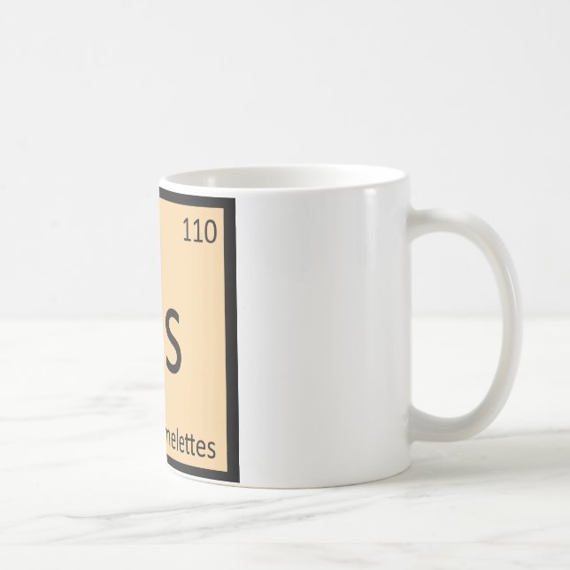 DNA - regelmäßige Tabelle der Denver Omelets Chemi Kaffeetasse (Rechts)