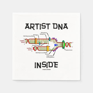 DNA-Replikation von künstlerischen Inside-Genen Serviette