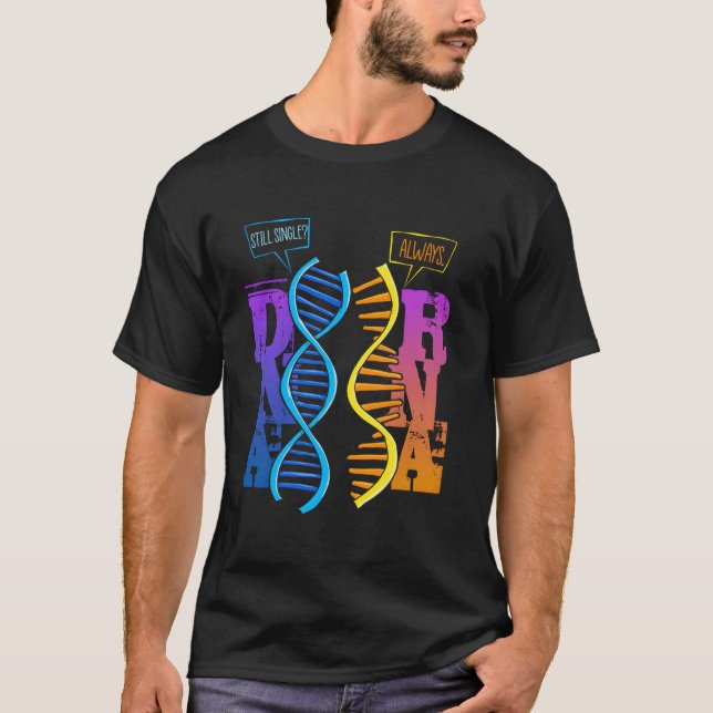 DNA Rna Molekularbiologie Pub Science Genetics Gen T-Shirt (Vorderseite)