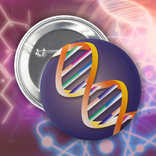 DNA Spotlight Medizinische Wissenschaft Button