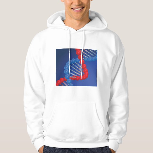 DNA Strand Mens Hoodie (Vorderseite)
