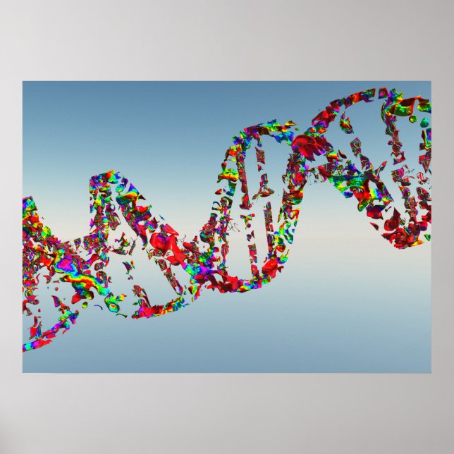 DNA-Strand Poster (Vorne)