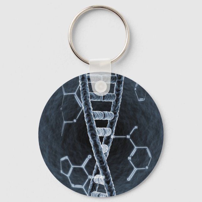 DNA-Strang Schlüsselanhänger (Vorderseite)