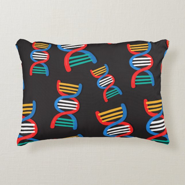 DNA-Stränge Dekokissen (Vorderseite)