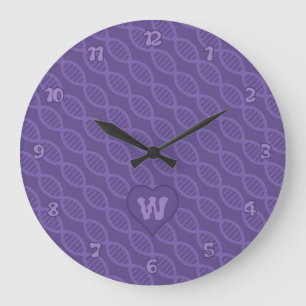 DNA-Streifen-Uhr Große Wanduhr