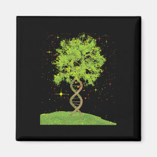 Dna Tree - Biologe Biologie Student Science Earth Magnet
