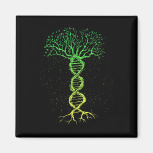 DNA Tree Life Genealogie Biologe Genetik Science Magnet