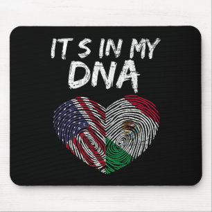 Dna Usa-Flagge Amerikanische mexikanische Flagge M Mousepad