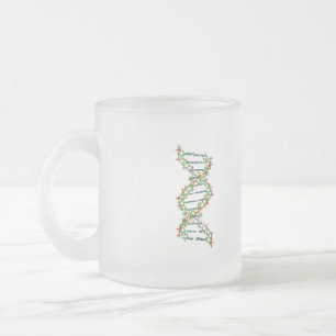 DNA - Wissenschaft/Wissenschaftler/Biologie Mattglastasse
