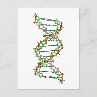 DNA - Wissenschaft/Wissenschaftler/Biologie Postkarte