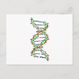 DNA - Wissenschaft/Wissenschaftler/Biologie Postkarte