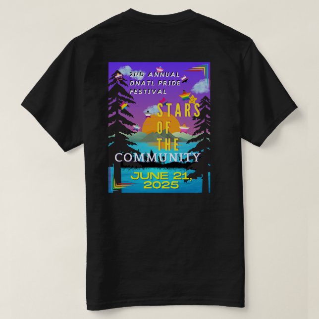 DNATL Pride 2025 T-Shirt (Design Rückseite)