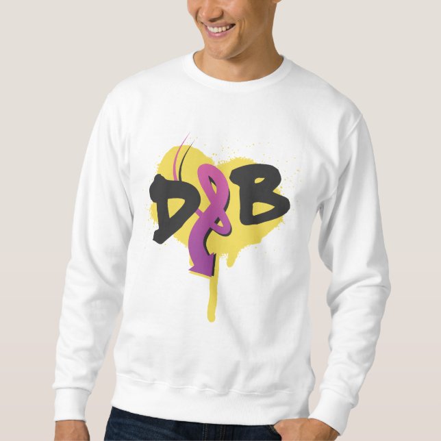 DnB Graffiti-Pfeil Sweatshirt (Vorderseite)