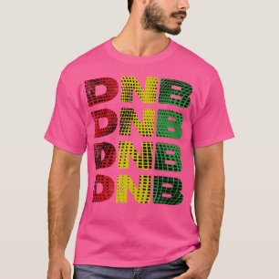 Dnb Shirt Red Yellow Green Abstrakt Drum N Bass