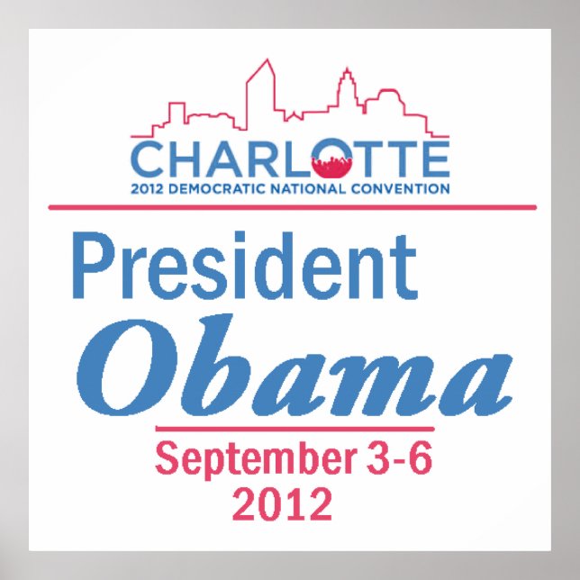 DNC Convention Poster (Vorne)