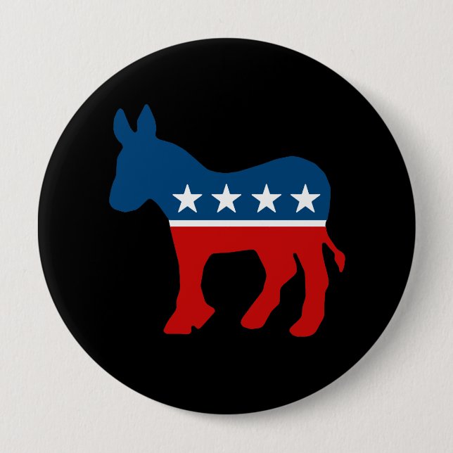 DNC - DEMOKRAT - ESEL BUTTON (Vorderseite)