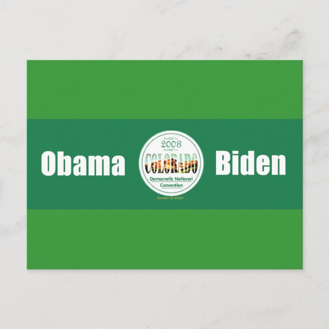 DNC Denver Postcard Postkarte (Vorderseite)