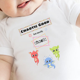 DnD Baby- Chaotic Good, aber meist Chaotic Baby Strampler