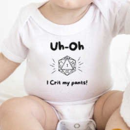 DnD Baby - Oh-Oh, ich krieche meine Hose! Strampler