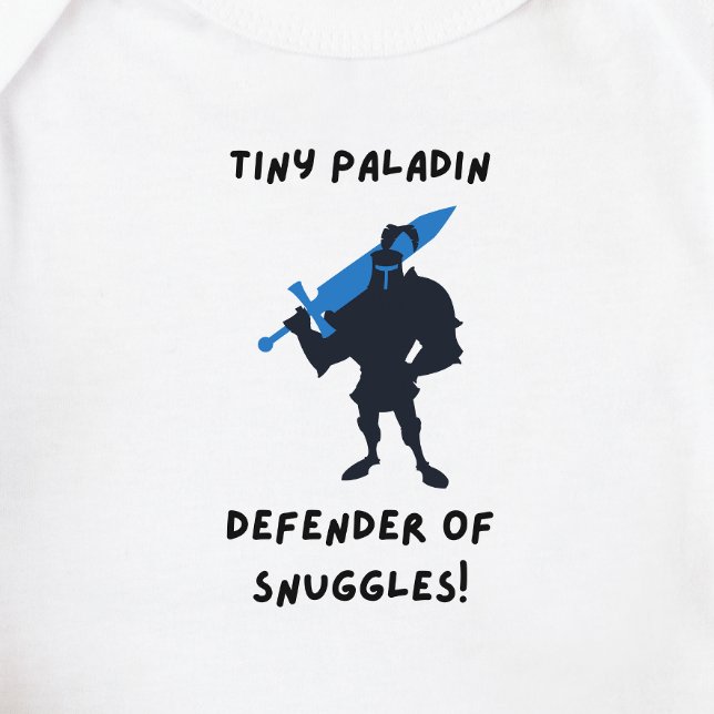 DnD Baby - Tiny Paladin Defender of Snuggles Strampler (Von Creator hochgeladen)