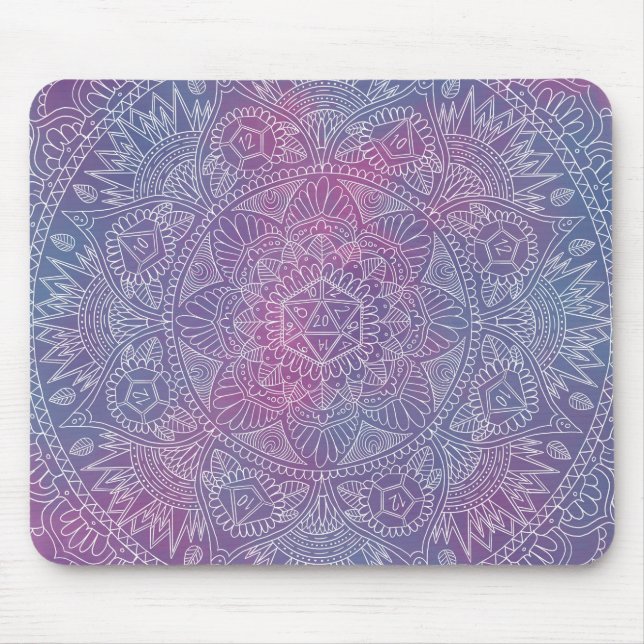 Dnd Mandala Mousepad (Vorne)