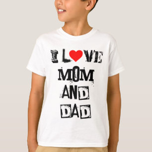 DNF I Liebe Mama und Vater KIDS T-Shirt