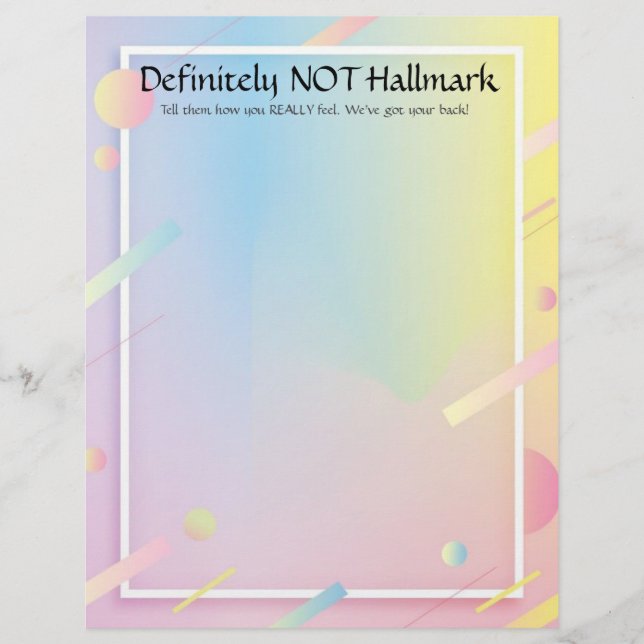 DNH Bildrahmenschrift Briefbogen (Vorderseite)