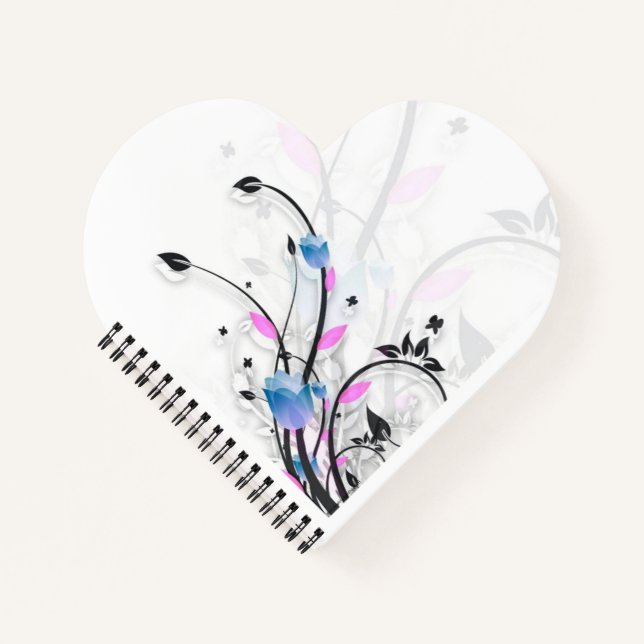 DNH Spiral Heart Notebook Notizbuch (Vorderseite)