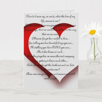 DNHallmark EXCLUSIVE: Liebe meines Lebens zum Gebu Karte