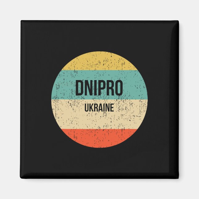 Dnipro Ukraine 3  Magnet (Vorne)