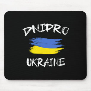 Dnipro Ukraine Souvenir Ukrainische Landesflagge B Mousepad