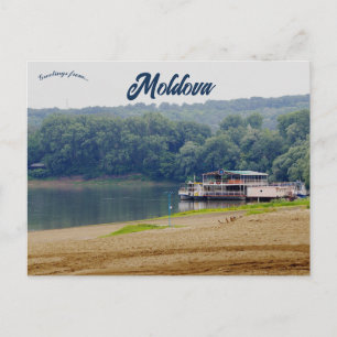 Dnjestr Moldawien Postkarte
