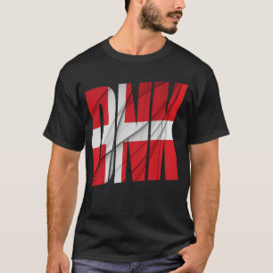 DNK - Dänemark-Flagge T-Shirt