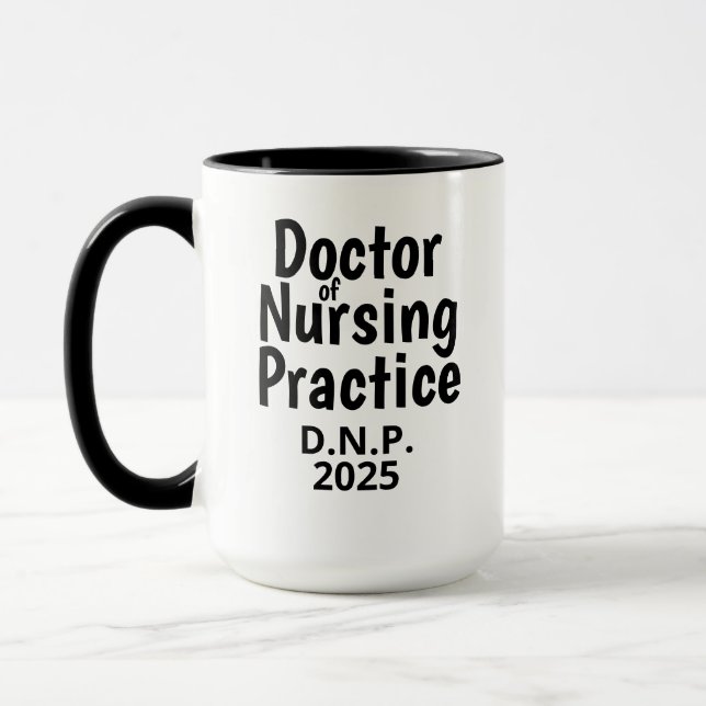 DNP Abschluss Geschenk Krankenpfleger Abschluss Tasse (Links)
