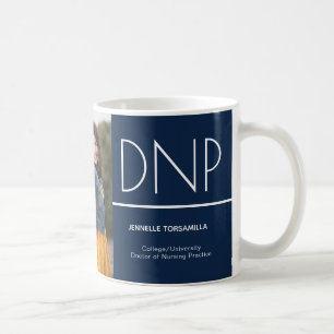 DNP Blue White Abschluss Foto Keepake Kaffee Mu Kaffeetasse