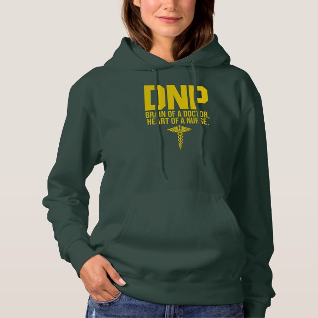 DNP Doctor of Nursing Practice Brain RN Nurse  Hoodie (Vorderseite)
